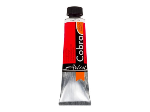 Cobra Artist oil paints - Cobra - 278, Pyrrole Orange, 40 ml