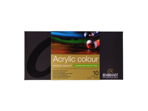 Set of acrylic paints Landscape - Rembrandt - 10 x 40 ml