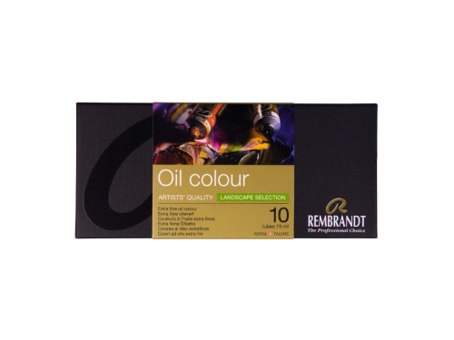 Zestaw farb olejnych Landscape - Rembrandt - 10 kolorów x 15 ml