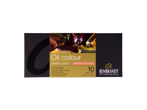 Zestaw farb olejnych Portrait - Rembrandt - 10 kolorów x 15 ml
