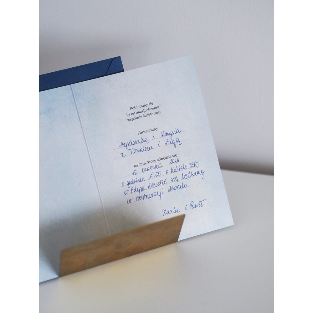 Wedding invitations A6 - Paperwords - Swallows, 5 pcs.