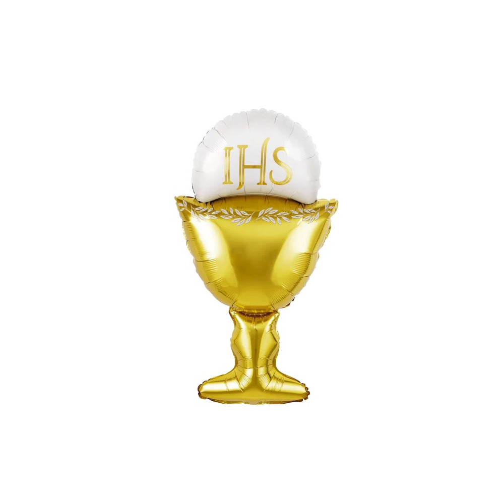 Foil balloon for Holly Communion, Chalice with host - 45 cm