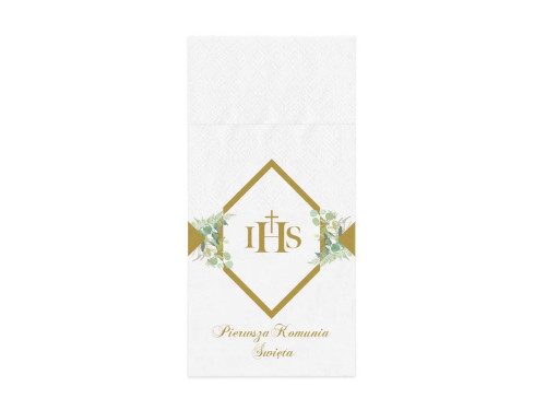 Cutlery pockets IHS Eucalyptus - 16 pcs.