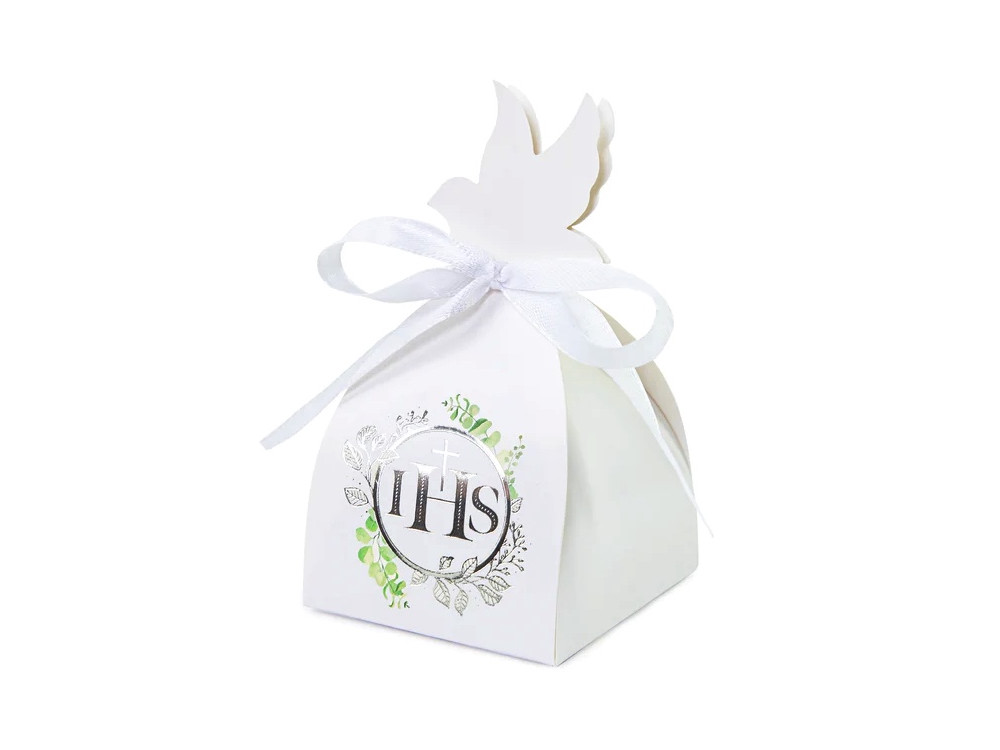 Boxes for guests IHS - silver, 6 pcs.