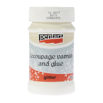 Pentart Decoupage Varnish and Glue for Textile, Fabric, 100 mL