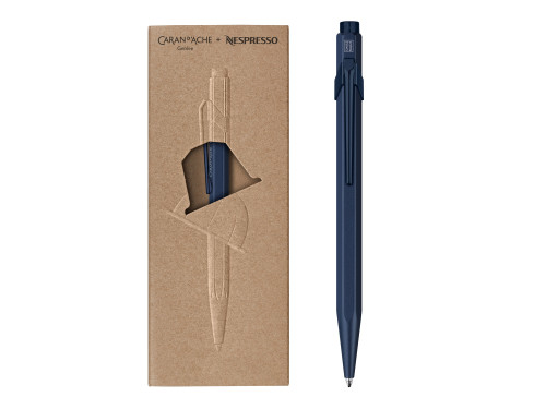 Ekologiczny długopis 849 Nespresso - Caran d'Ache - ciemnoniebieski