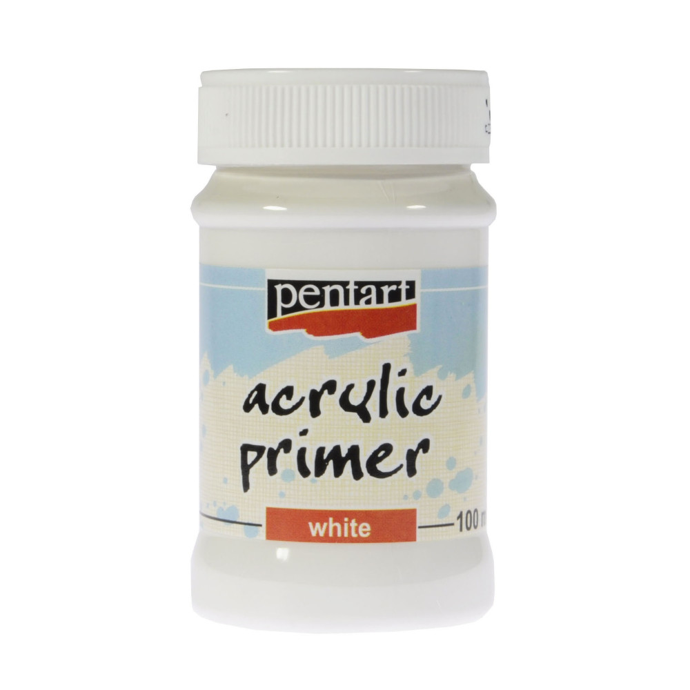 Acrylic Primer Pentart 100 ml - White