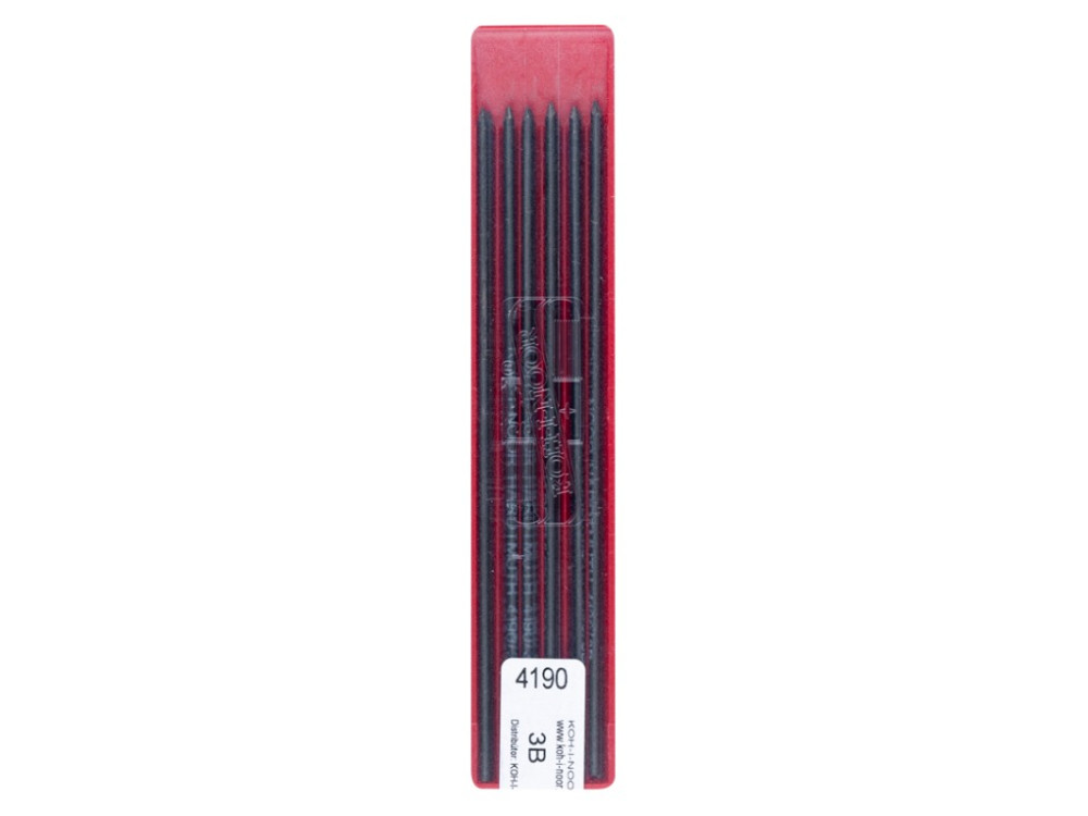 Auto-feed mechanical pencil lead refills - Koh-I-Noor - 3B, 2 mm