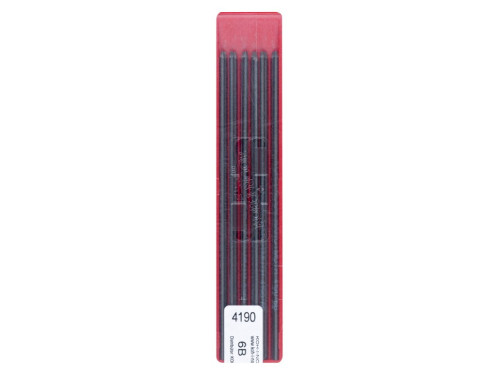 Auto-feed mechanical pencil lead refills - Koh-I-Noor - 6B, 2 mm