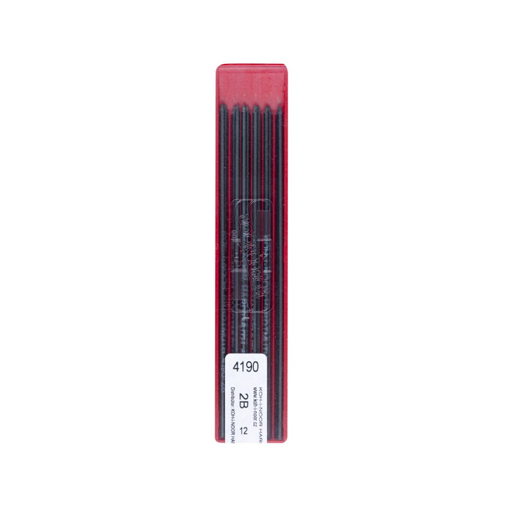 Auto-feed mechanical pencil lead refills - Koh-I-Noor - 2B, 2 mm