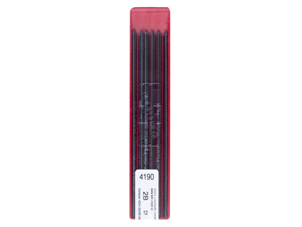 Auto-feed mechanical pencil lead refills - Koh-I-Noor - 2B, 2 mm