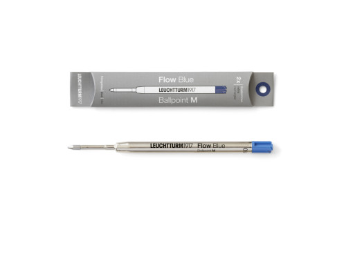 Refills for Drehgriffel Nr.1 pen - Leuchtturm1917 - Royal Blue, M, 2 pcs.