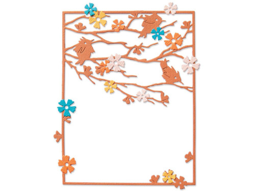 Set of Thinlits cutting dies - Sizzix - Woodland Cardfront, 2 pcs.