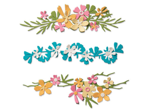 Set of Thinlits cutting dies - Sizzix - Woodland Borders, 7 pcs.