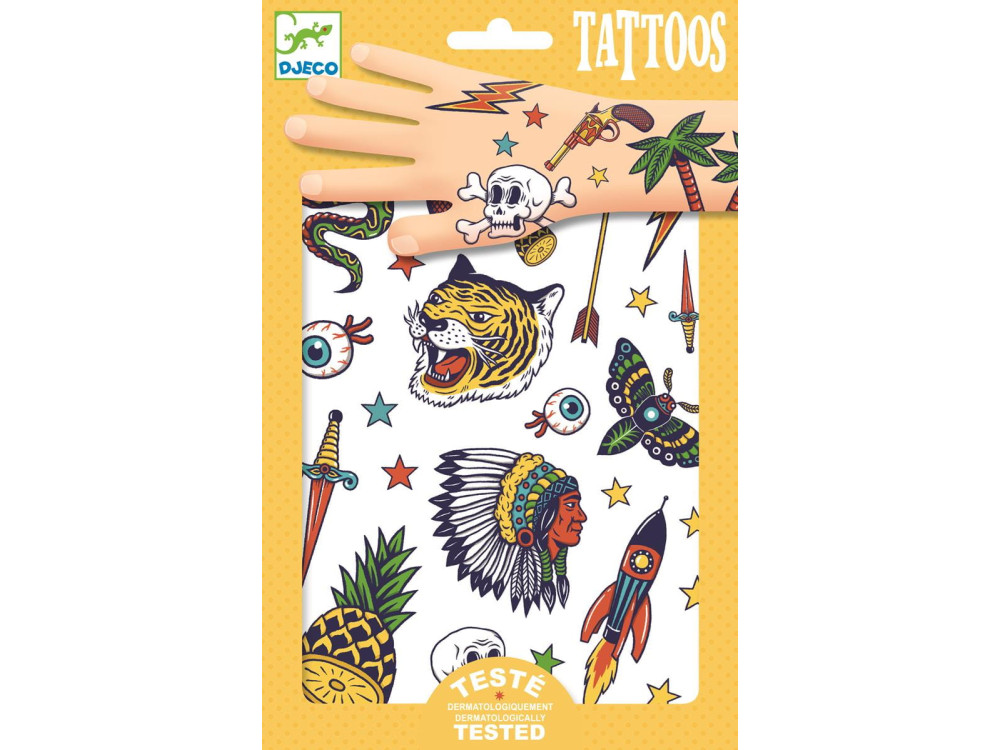 Set of washable tattoos for kids - Djeco - Bang Bang