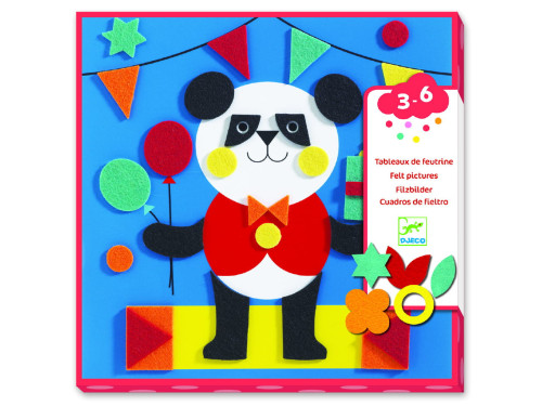 Set of felt pictures - Djeco - Sweet Creatures