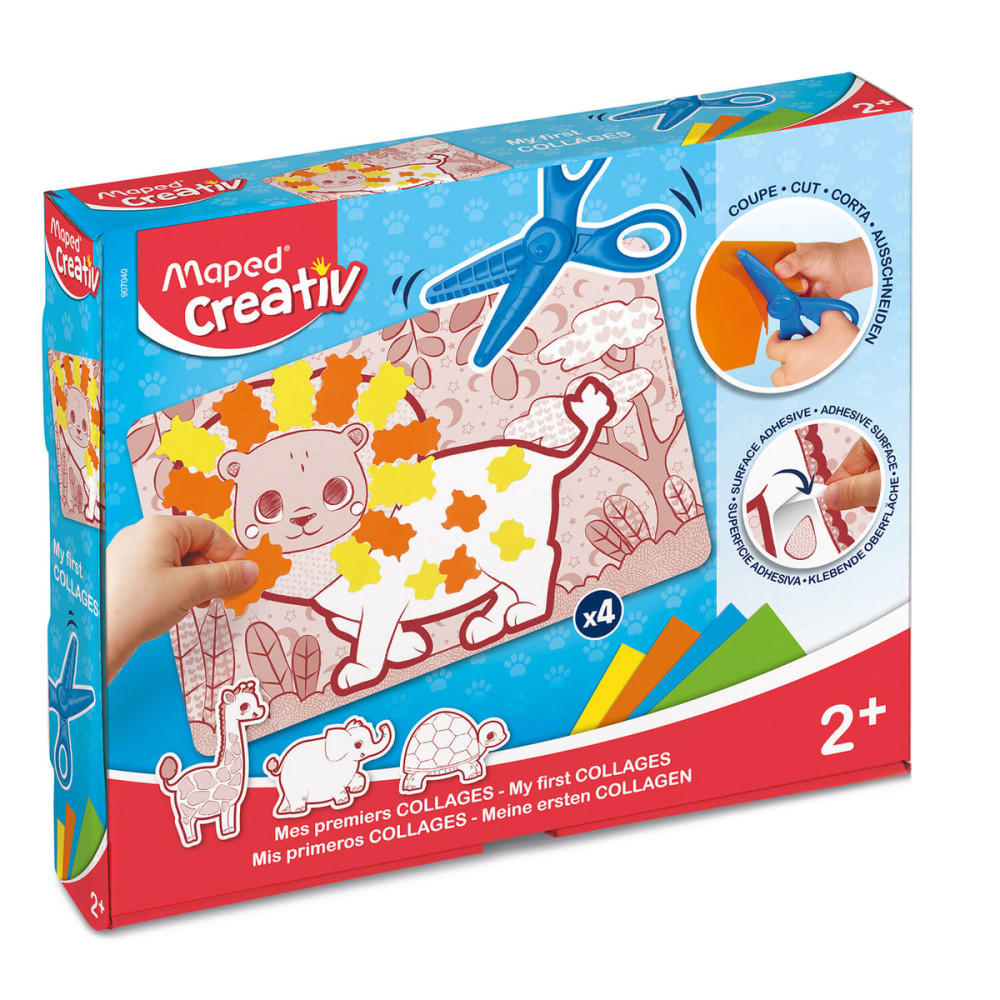 Collage Creativ Early Age set for kids - Maped - 4 pcs.