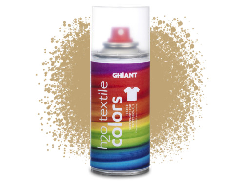 Farba do tkanin w sprayu H2O Textile Colors - Ghiant - złota, 150 ml