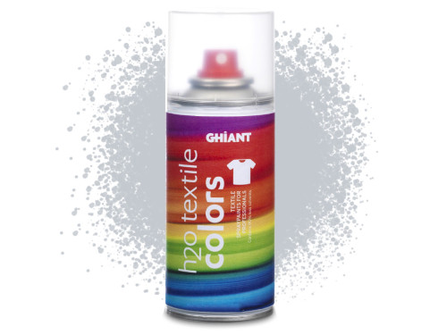 Textile spray paint H20 Textile Colors - Ghiant - silver, 150 ml