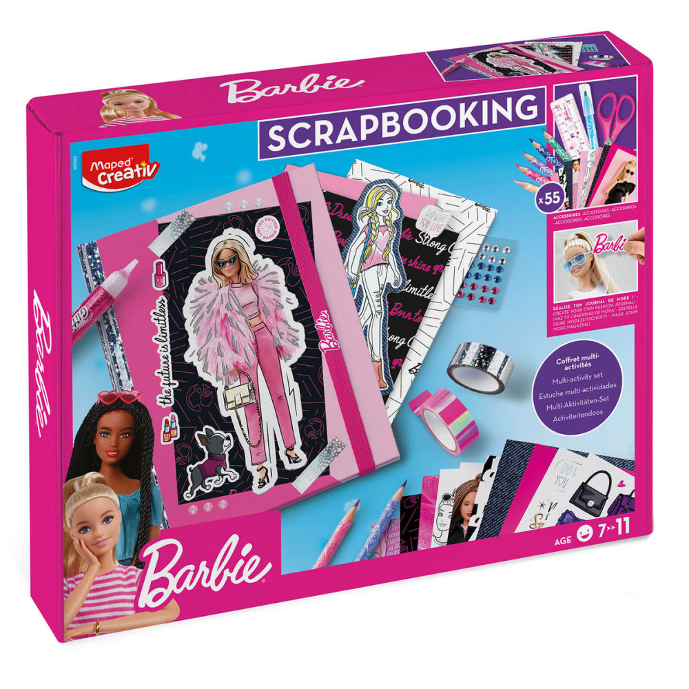 Scrapbooking Barbie set for kids - Maped