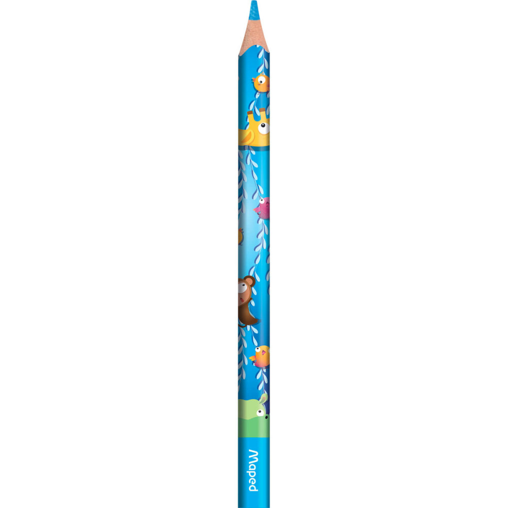 Set of Jumbo Jungle Fever pencils - Maped - 12 pcs.