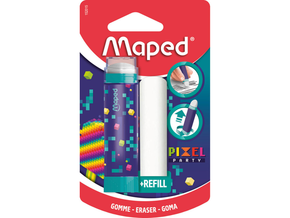 Gumka wykręcana w sztyfcie Pixel - Maped