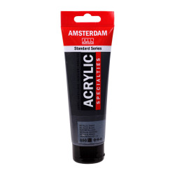 Acrylic paint in tube - Amsterdam - 850, Metallic Black, 120 ml