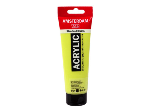 Acrylic paint in tube - Amsterdam - 664, Yellowish Green Light, 120 ml
