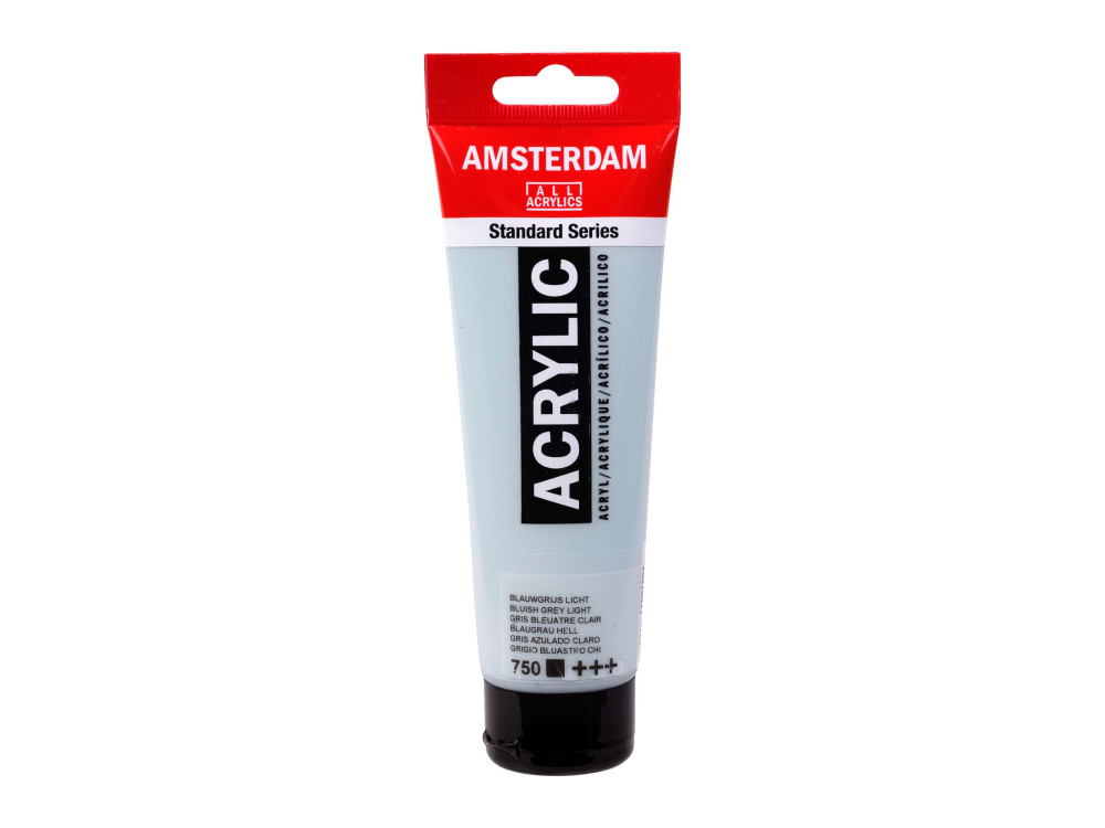 Acrylic paint in tube - Amsterdam - 750, Bluish Grey Light, 120 ml