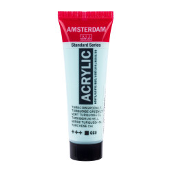 Acrylic paint in tube - Amsterdam - 660, Turquoise Green Light, 20 ml