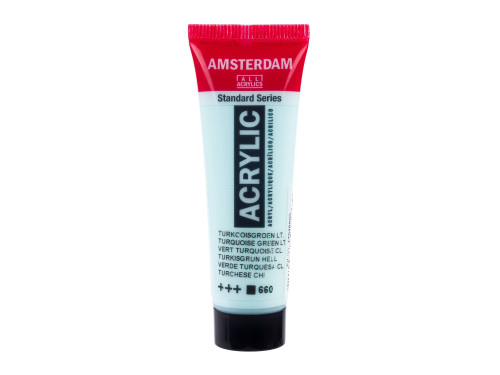Acrylic paint in tube - Amsterdam - 660, Turquoise Green Light, 20 ml