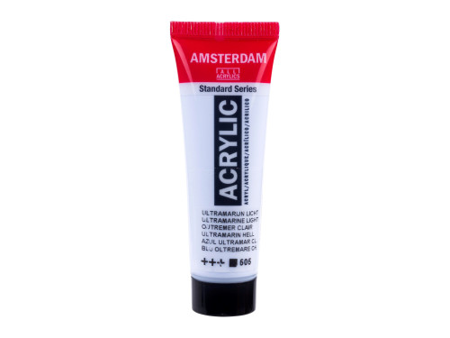 Acrylic paint in tube - Amsterdam - 505, Ultramarine Light, 20 ml