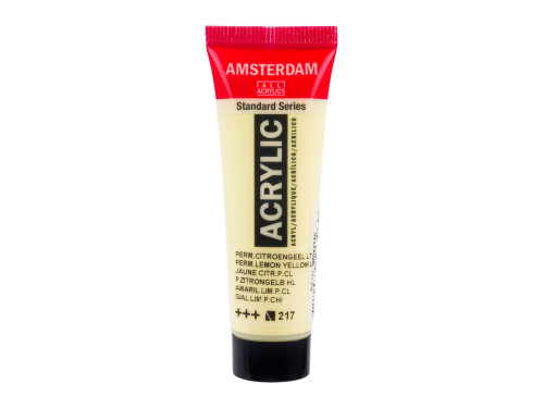 Acrylic paint in tube - Amsterdam - 217, Permanent Yellow Light, 20 ml