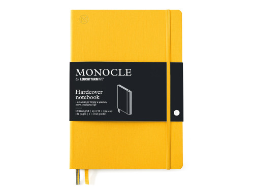 Monocle Notebook B5 - Leuchtturm1917 - dotted, Yellow, hard cover, 80 g