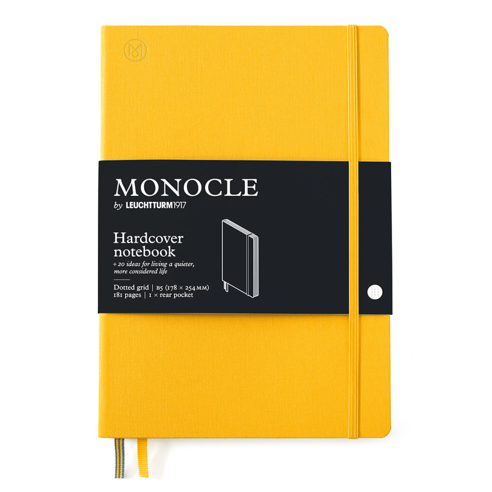 Monocle Notebook B5 - Leuchtturm1917 - dotted, Yellow, hard cover, 80 g