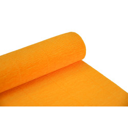 Krepina, bibuła włoska 180 g - Orange, 50 x 250 cm