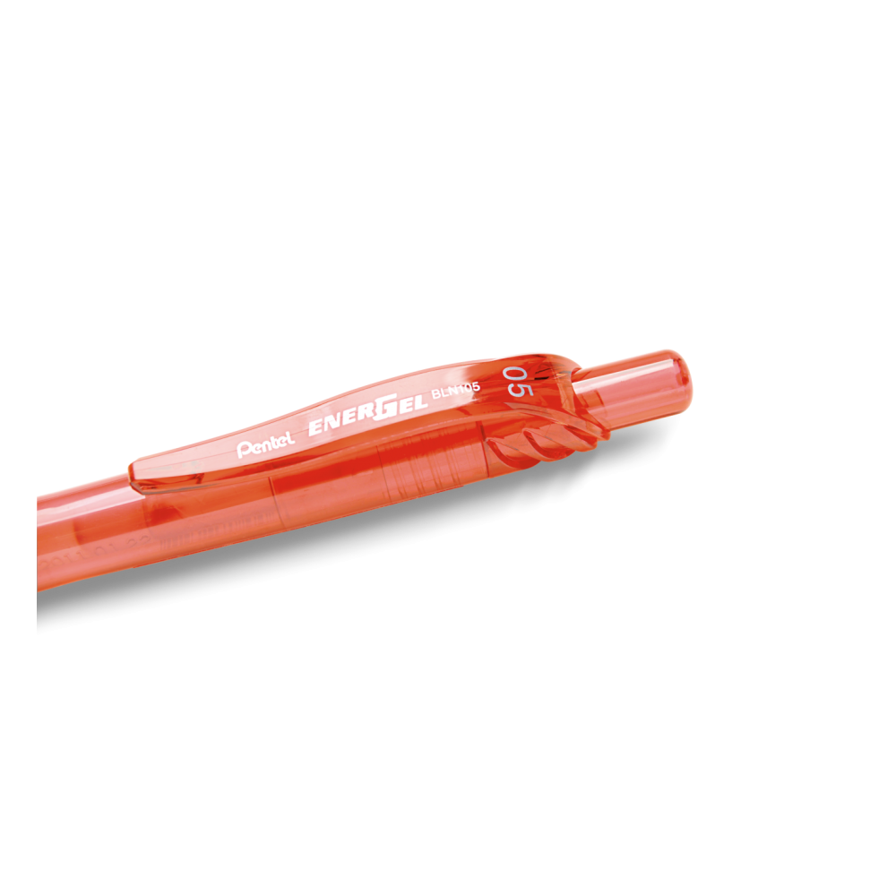 Cienkopis kulkowy EnerGel 105 - Pentel - czerwony, 0,5 mm