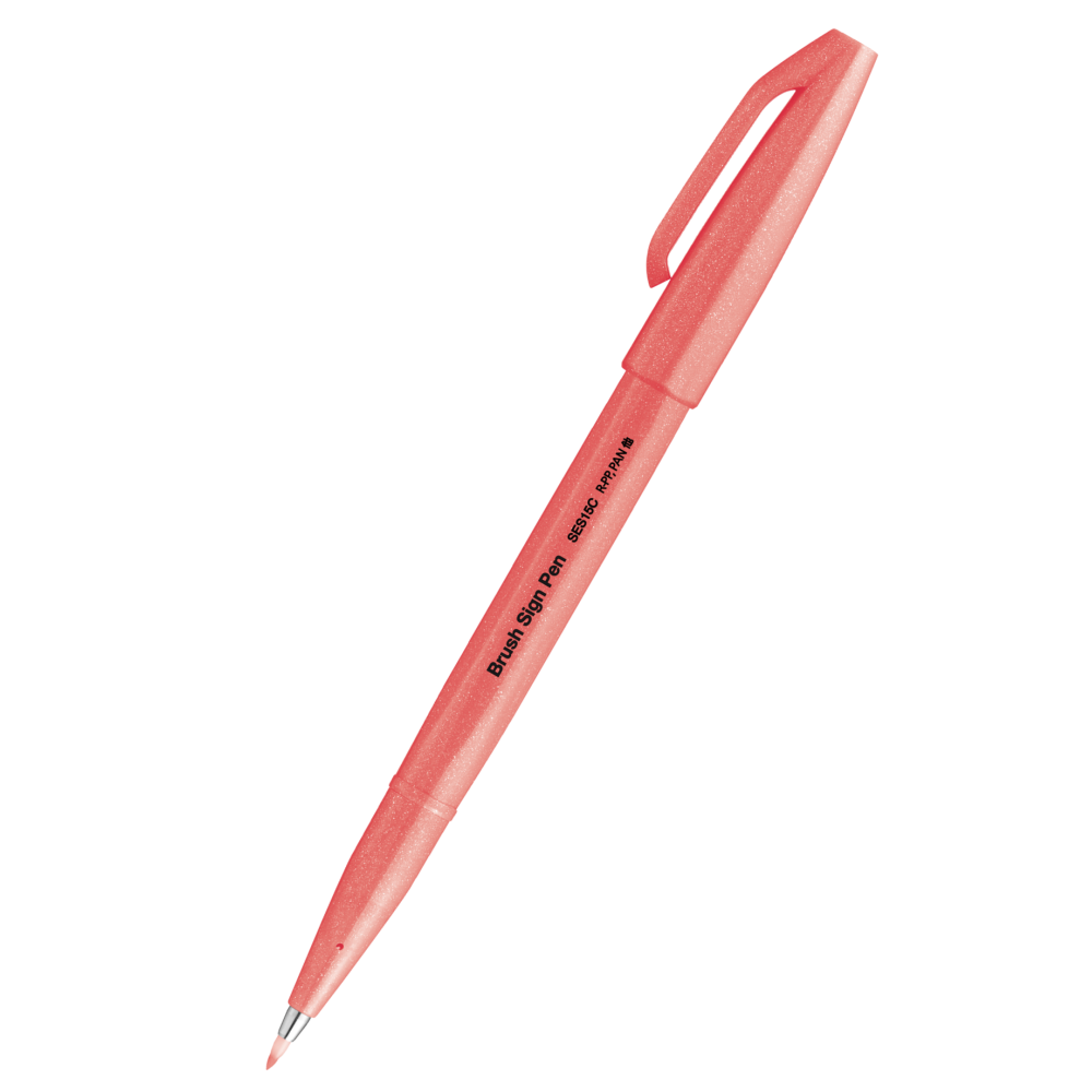 Zestaw do liternictwa Brush Sign Pen Fluo Art - Pentel - 5 kolorów