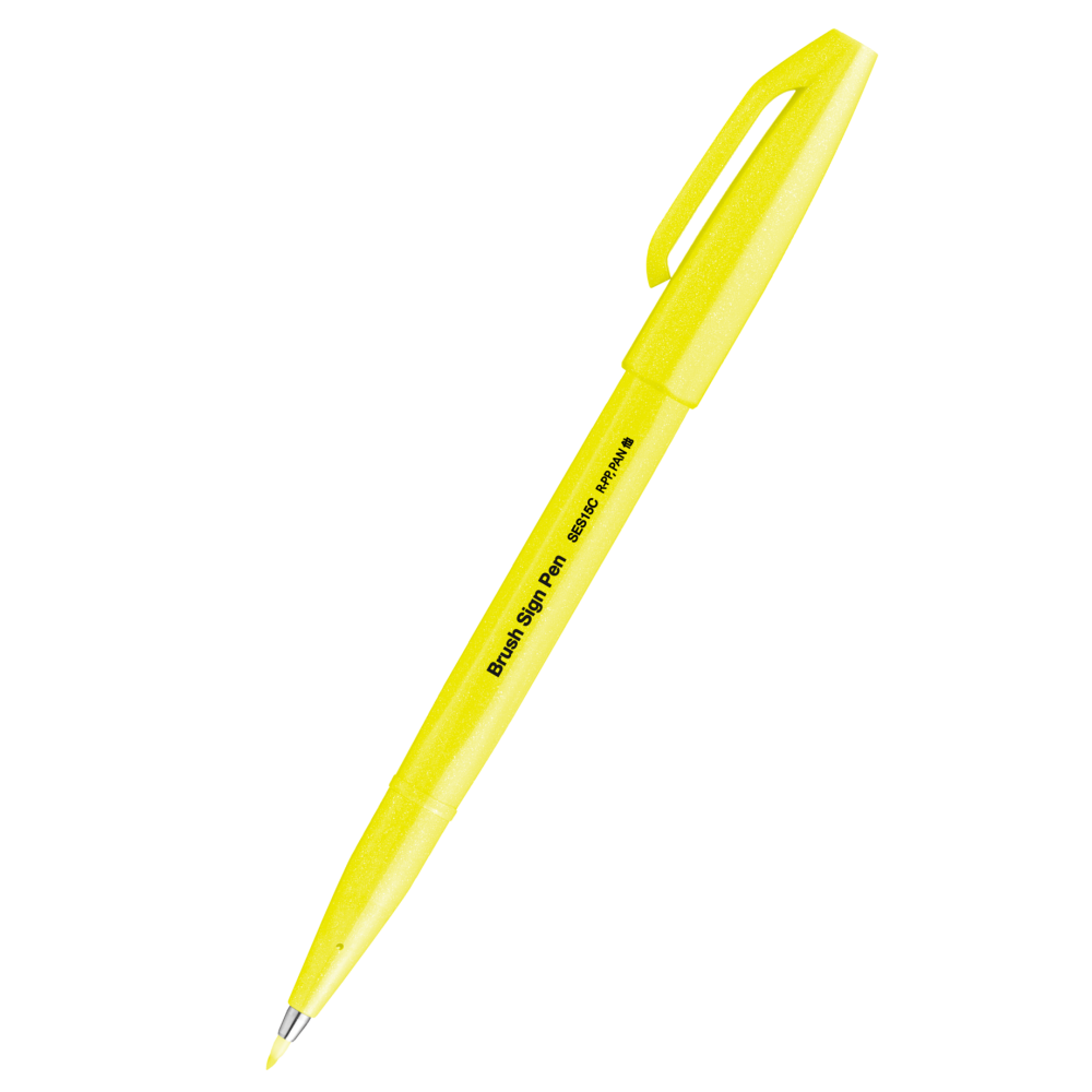 Zestaw do liternictwa Brush Sign Pen Fluo Art - Pentel - 5 kolorów