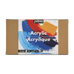 Zestaw farb akrylowych Studio Acrylics - Pébéo - 12 kolorów x 20 ml