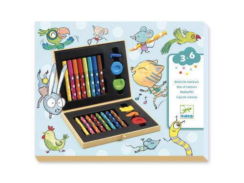 Box of colors set for kids - Djeco
