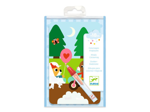 Water coloring book for kids - Djeco - In the park