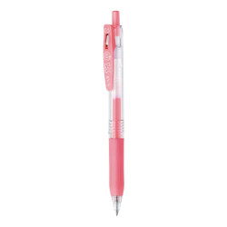 Długopis żelowy Sarasa Clip - Zebra - Milk Red, 0,5 mm