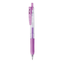 Długopis żelowy Sarasa Clip - Zebra - Milk Purple, 0,5 mm