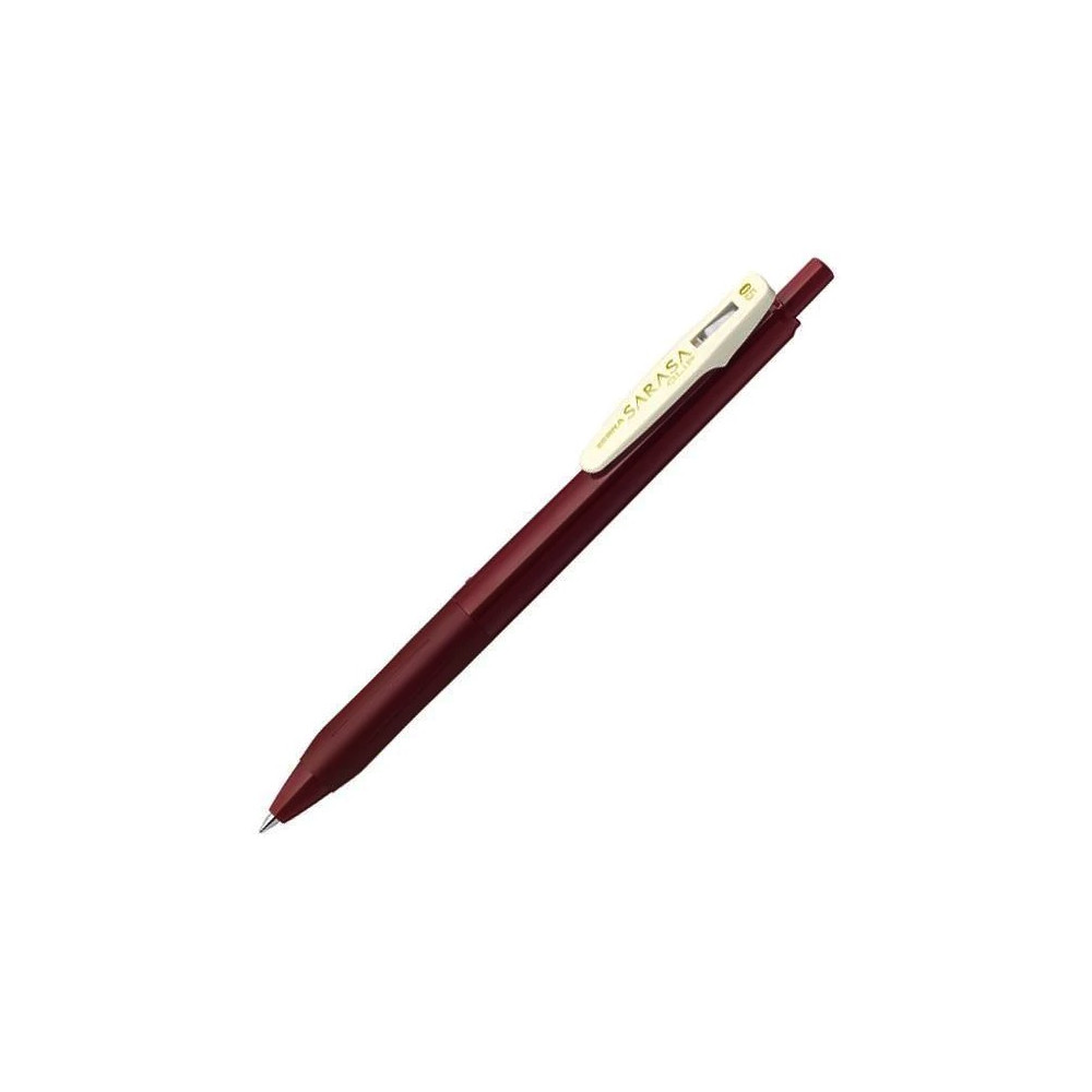 Długopis żelowy Sarasa Clip - Zebra - Vintage Red, 0,5 mm
