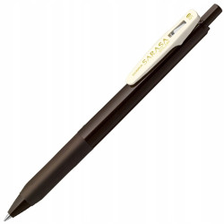 Długopis żelowy Sarasa Clip - Zebra - Vintage Brown, 0,5 mm