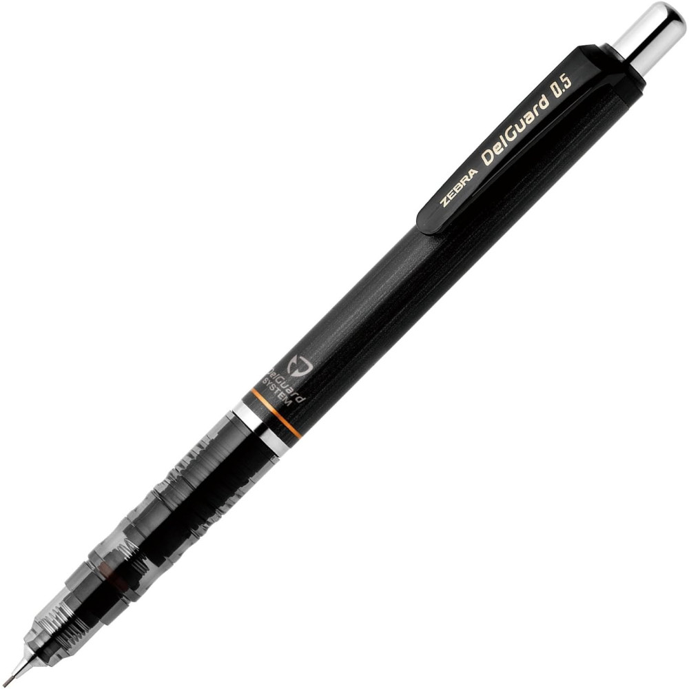 DelGuard mechanical pencil - Zebra - Black, 0,5 mm