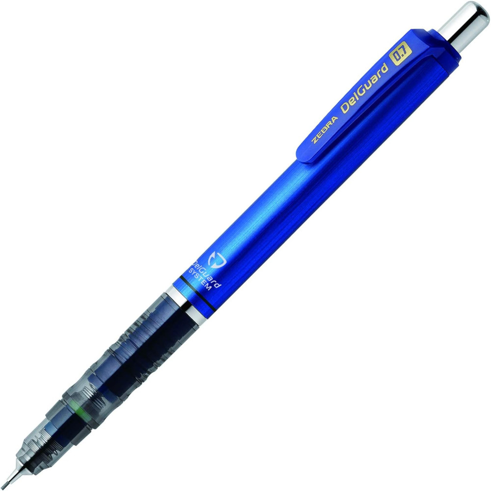 Ołówek automatyczny DelGuard - Zebra - Blue, 0,7 mm
