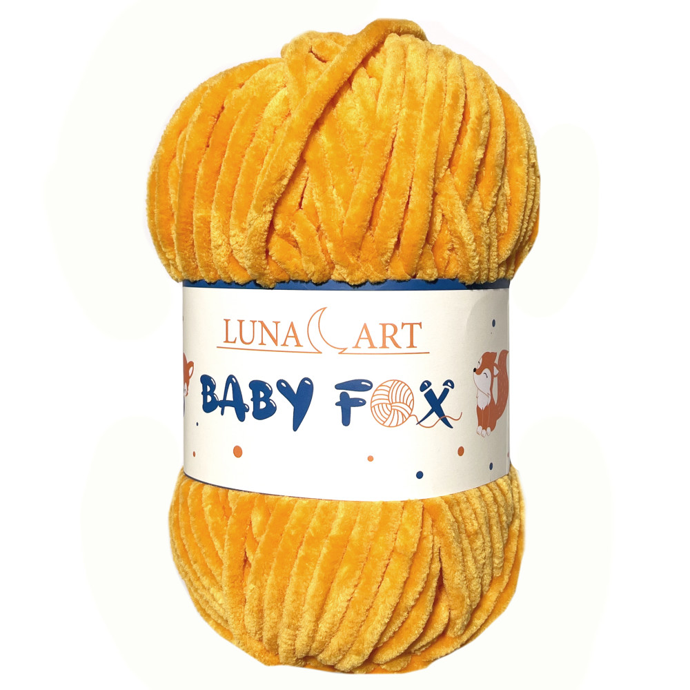 Baby Fox polyester knitting yarn - Luna Art - 25, 100 g, 120 m
