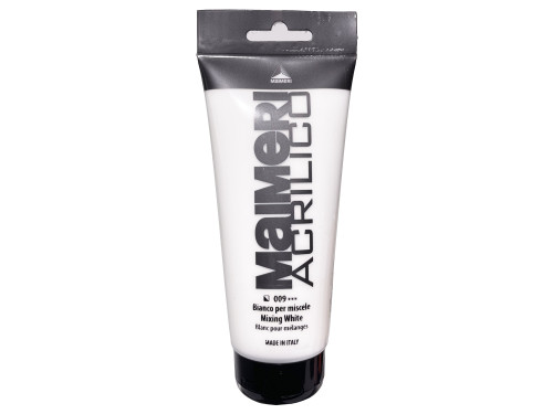Acrylic paint Acrilico - Maimeri - 009, Mixing White, 200 ml
